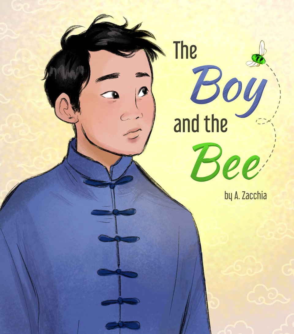 E-book cover for The Boy and the Bee by A. Zacchia.