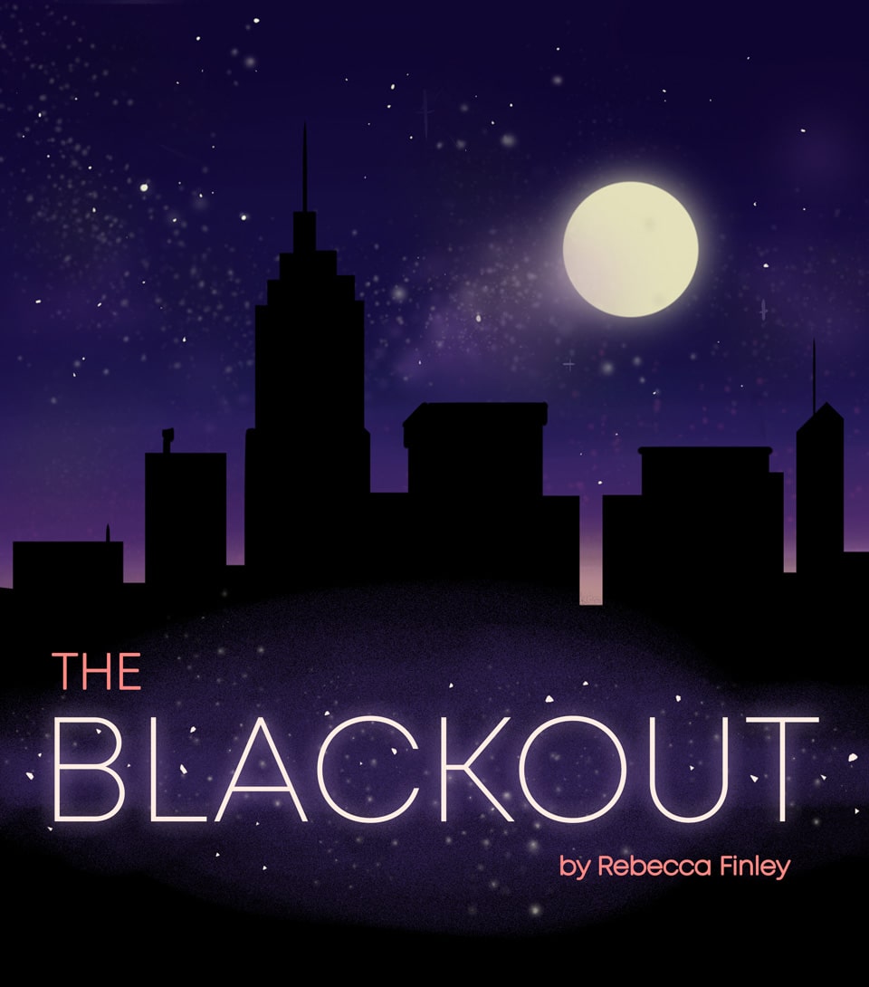 E-book cover for The Blackout by Rebecca Finley.