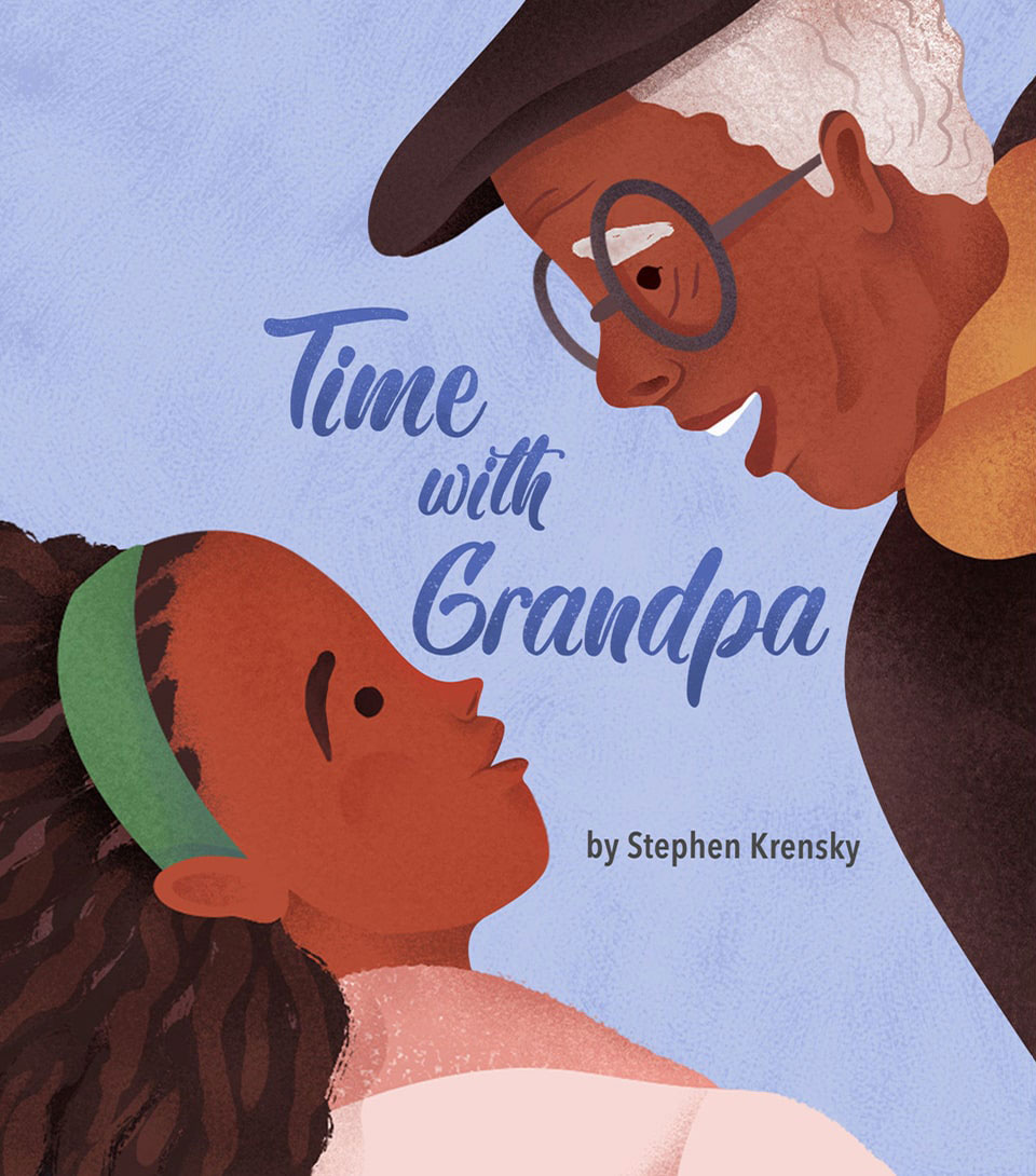 E-book cover for Time with Grandpa by Stephen Krensky.