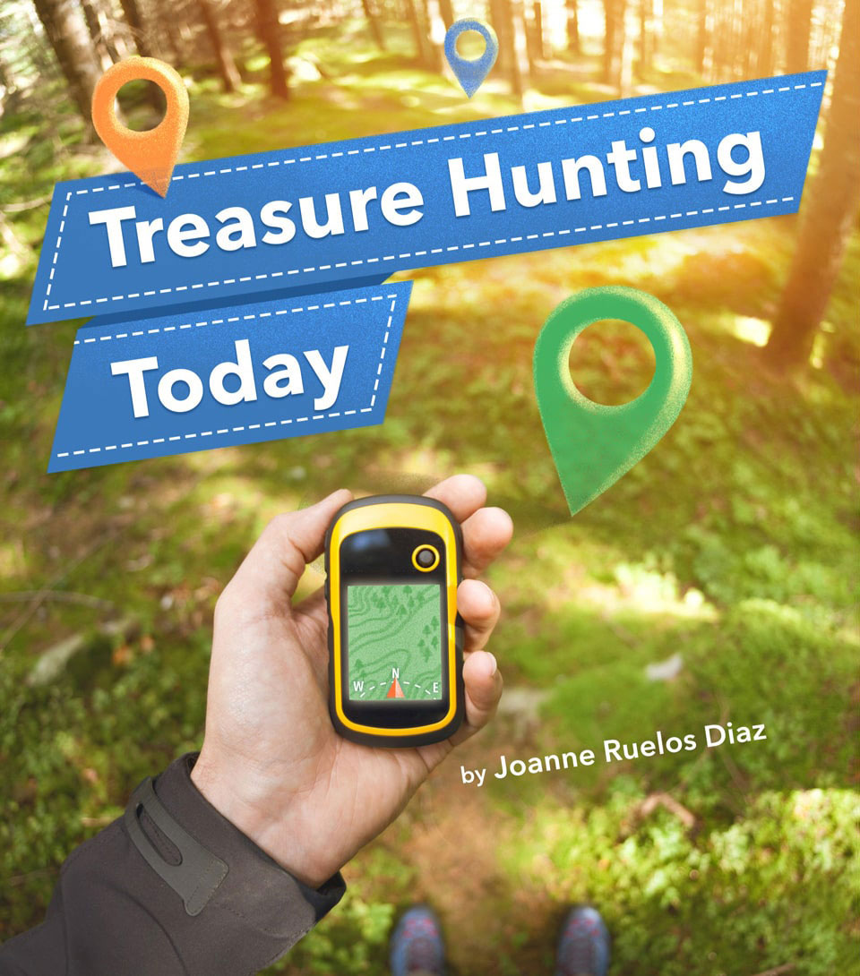 E-book cover for Treasure Hunting Today by Joanne Ruelos Diaz.