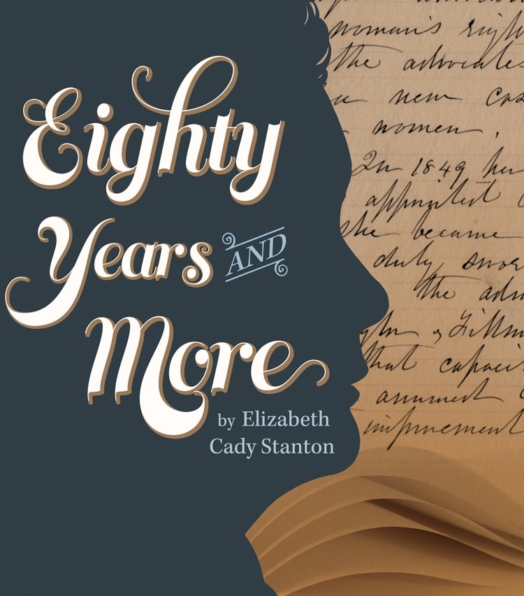 E-book cover for Eighty Years and More by Elizabeth Cady Stanton.