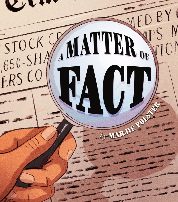 E-book cover for A Matter of Fact by Marjie Polster.