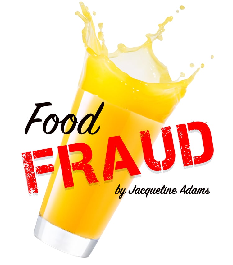 E-book cover for Food Fraud by Jacqueline Adams.