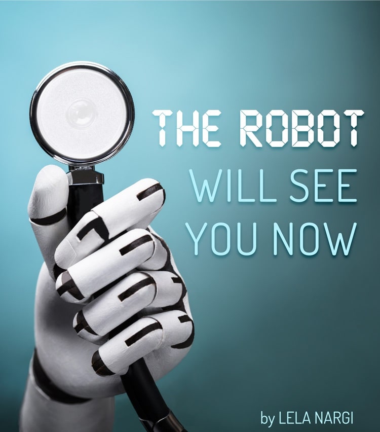 E-book cover for The Robot will See You Now by Nela Nargi.