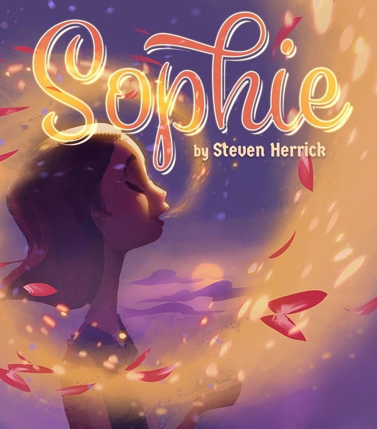 E-book cover for Sophie by Steven Herrick.