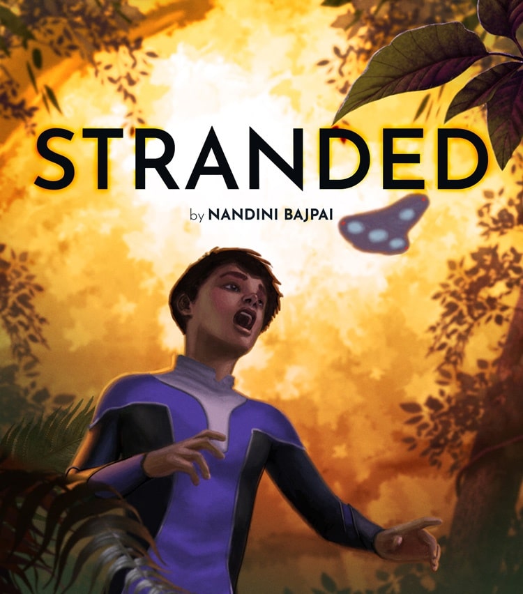 E-book cover for Stranded by Nandini Bajpai.