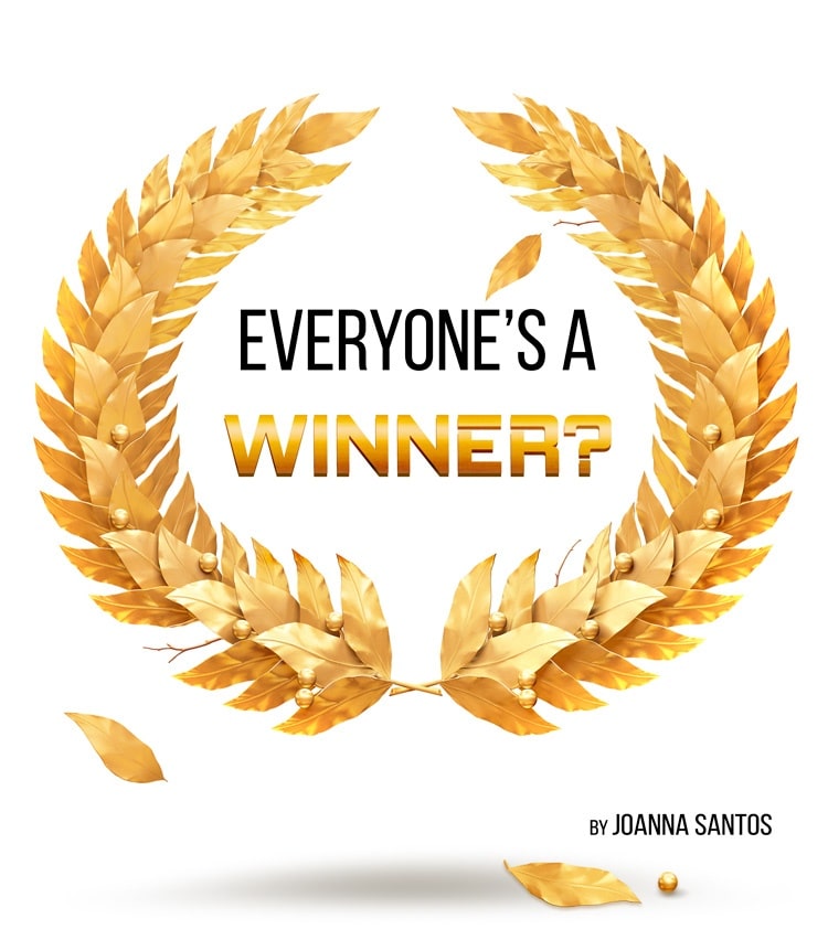 E-book cover for Everyone's a Winner? by Joanna Santos.